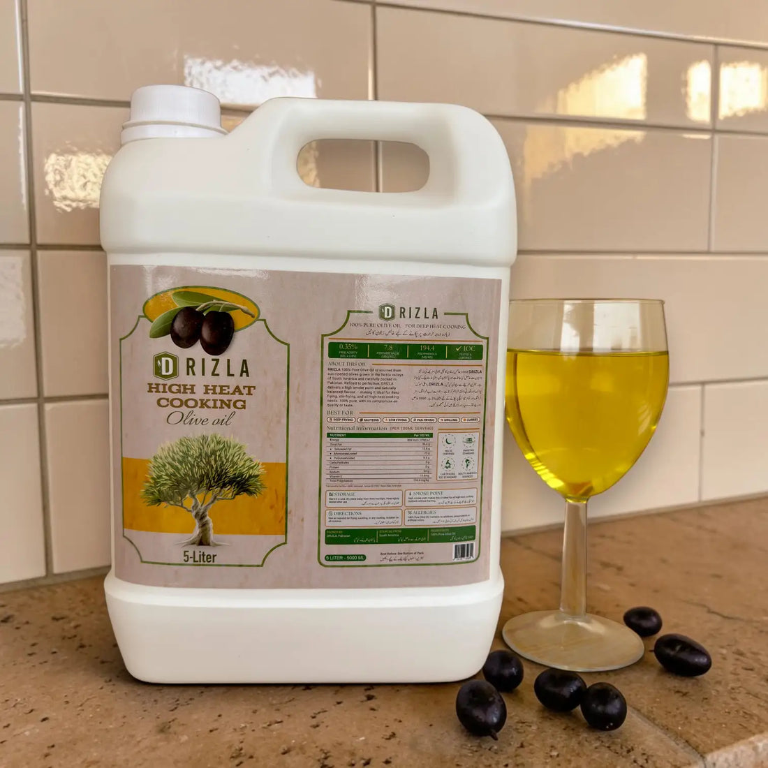 High Heat Cooking Olive Oil 5-Litres